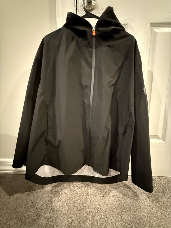 SAVE THE DUCK Jackets & Blazers - Save the duck  Black Hooded Shell  rain Jacket